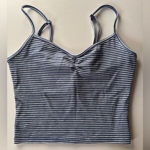 Urban Outfitters Out From Under Striped Navy and White Tank top